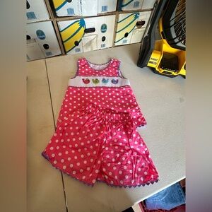 Banana Split Pink Polka Dot Shorts Set